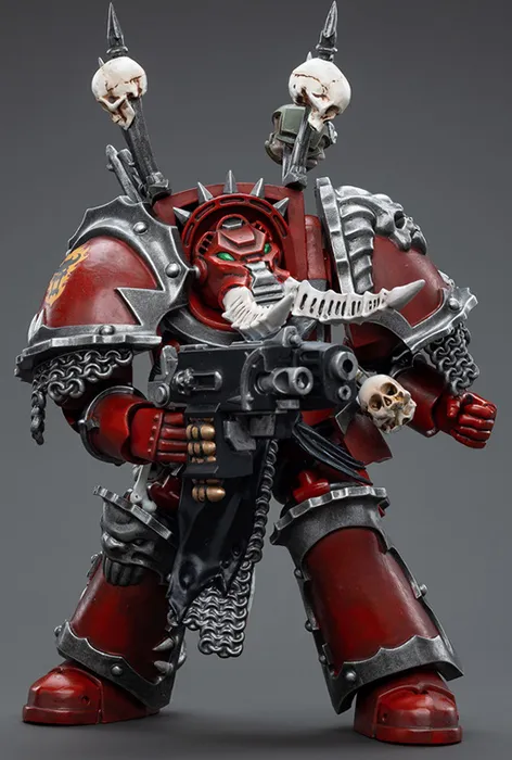 Chaos Space Marines Word Bearers Chaos Terminator Garchak Vash 1/18 Scale | Warhammer 40K | Joy Toy 