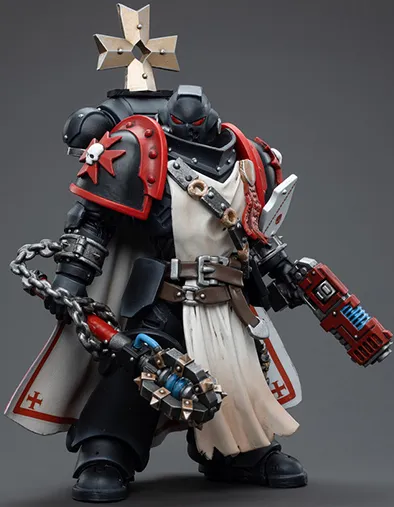 Black Templars Sword Brethren Brother Dragen 1/18 Scale | Warhammer 40K | Joy Toy 