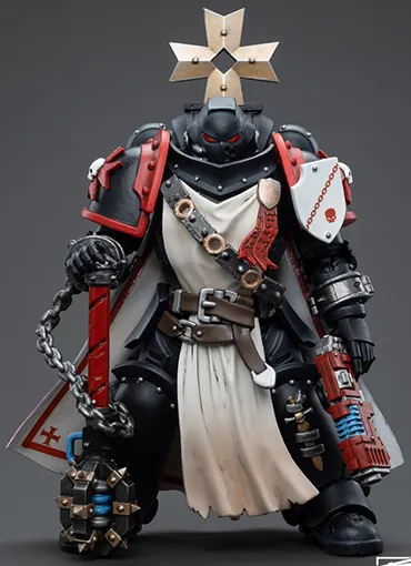 Black Templars Sword Brethren Brother Dragen 1/18 Scale | Warhammer 40K | Joy Toy 