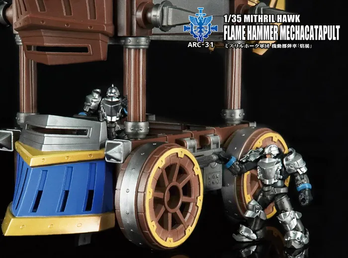 ARC-31 Mithril Hawk Flame Hammer Mecha Catapult 1:35 Scale | ARCHECORE
