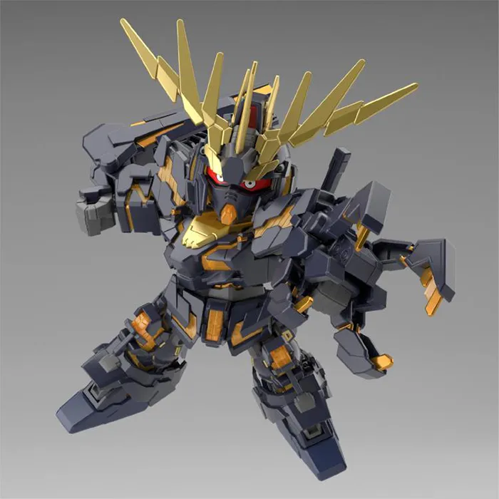 Unicorn Gundam Unit 2 Banshee Destroy Mode and Banshee Norn Parts Set SD Gundam Cross Silhouette Model Kit | Mobile Suit Gundam | Bandai Spirits