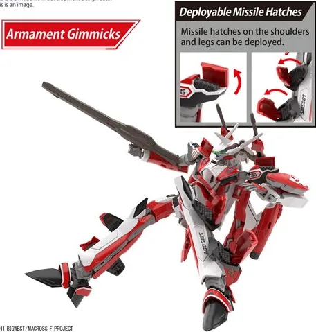 YF-29 Durandal Valkyrie Alto Saotome 1/100 Scale High Grade Model Kit | Macross Frontier | Bandai Spirits