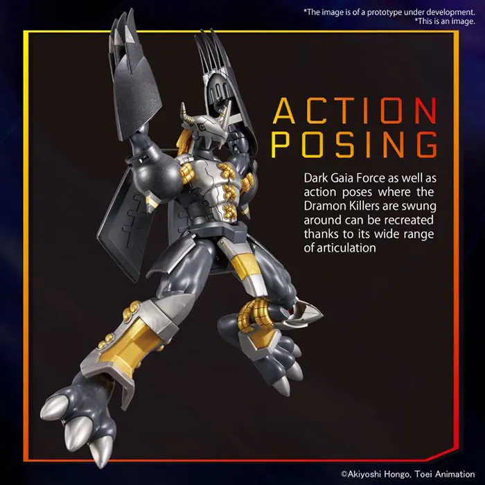 Black WarGreymon Model Kit Figure-rise Standard | Digimon Adventure 02 | Bandai Spirits