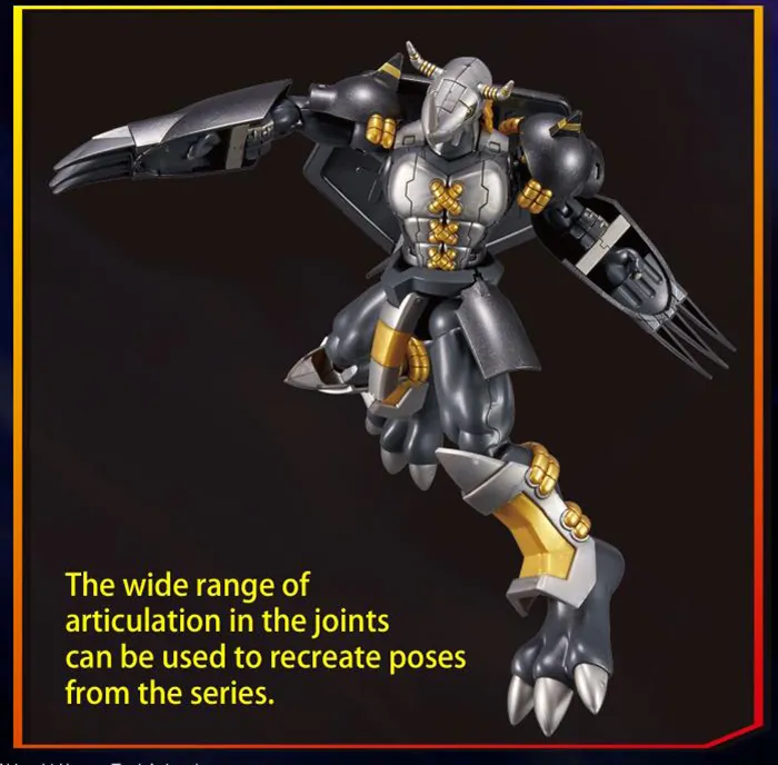 Black WarGreymon Model Kit Figure-rise Standard | Digimon Adventure 02 | Bandai Spirits
