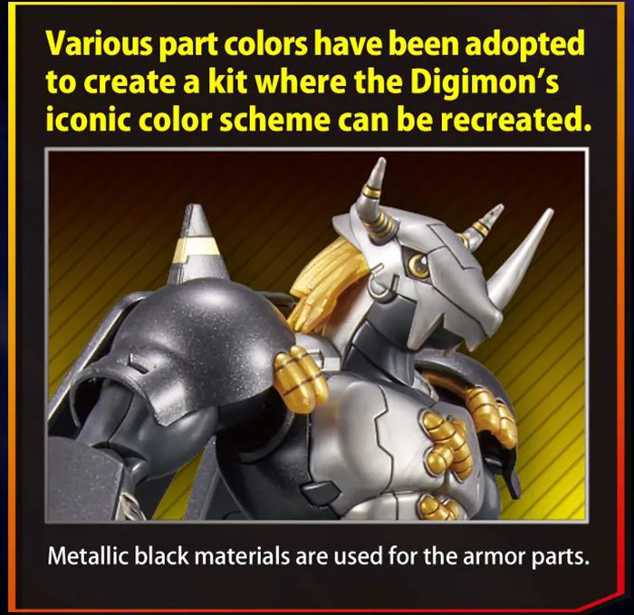 Black WarGreymon Model Kit Figure-rise Standard | Digimon Adventure 02 | Bandai Spirits