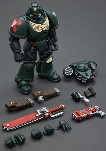 Dark Angels Intercessors Sergeant Caslan 1/18 Scale | Warhammer 40K | Joy Toy
