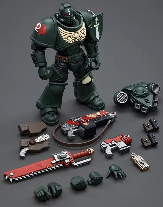 Dark Angels Intercessors Sergeant Rakiel 1/18 Scale | Warhammer 40K | Joy Toy