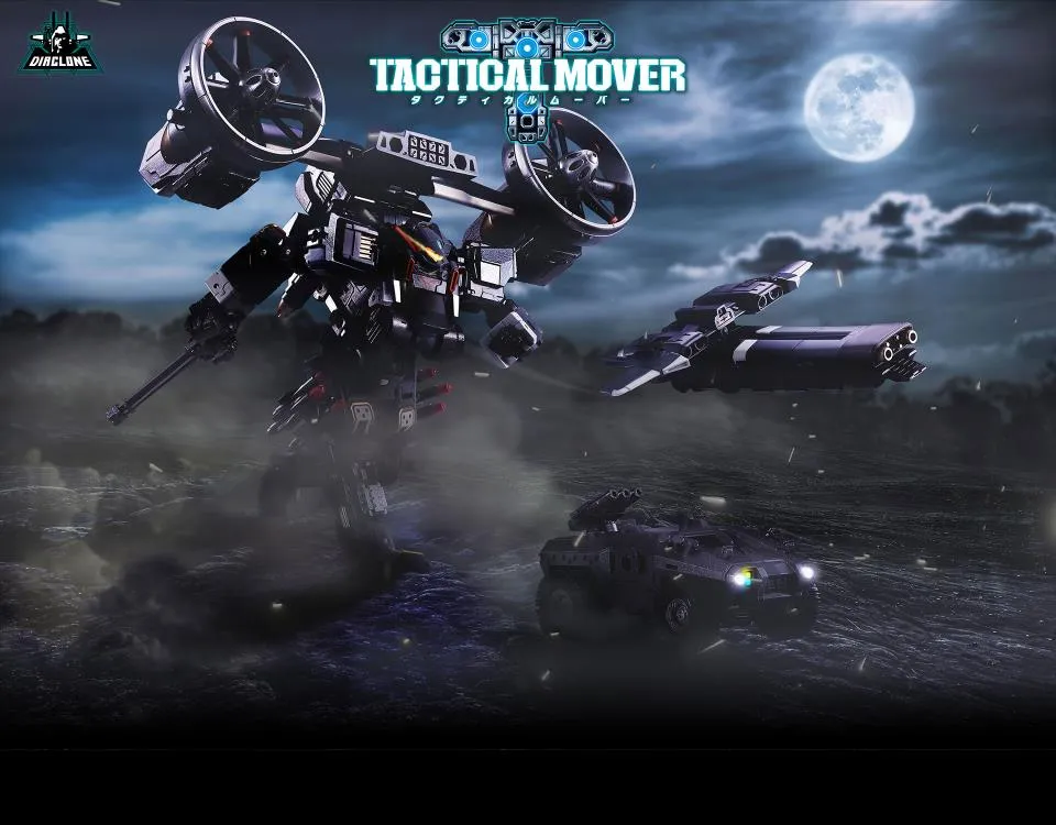 TM-14 Tactical Mover Garuda Versaulter Gyrolifter Unit | Diaclone Reboot