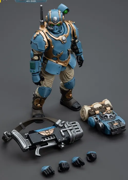 Astra Militarum Tempestus Scions 55th Kappic Eagles Plasma Gunner 1/18 Scale | Warhammer 40K | Joy Toy