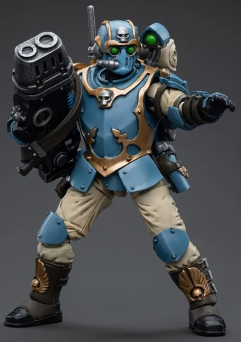 Astra Militarum Tempestus Scions 55th Kappic Eagles Plasma Gunner 1/18 Scale | Warhammer 40K | Joy Toy