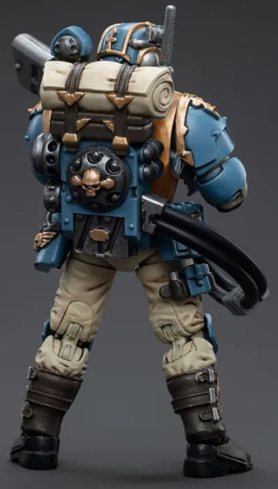 Astra Militarum Tempestus Scions Squad 55th Kappic Eagles Hot-shot Volley Gunner 1/18 Scale | Warhammer 40K | Joy Toy