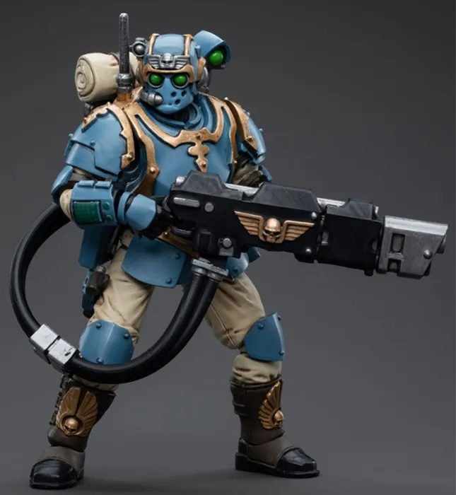 Astra Militarum Tempestus Scions Squad 55th Kappic Eagles Hot-shot Volley Gunner 1/18 Scale | Warhammer 40K | Joy Toy