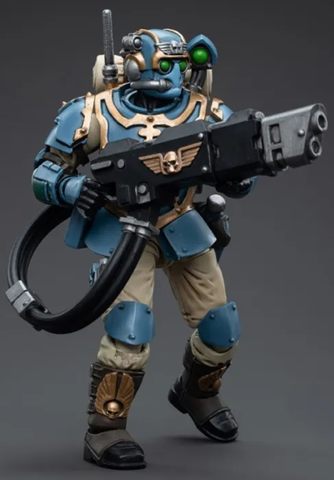 Astra Militarum Tempestus Scions Squad 55th Kappic Eagles Hot-shot Volley Gunner 1/18 Scale | Warhammer 40K | Joy Toy