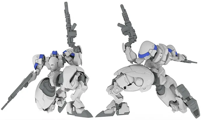 X-4+ (PDF-802) Armored Infantry 1/35 Scale Model Kit | POWER DoLLS 2 | PLUM