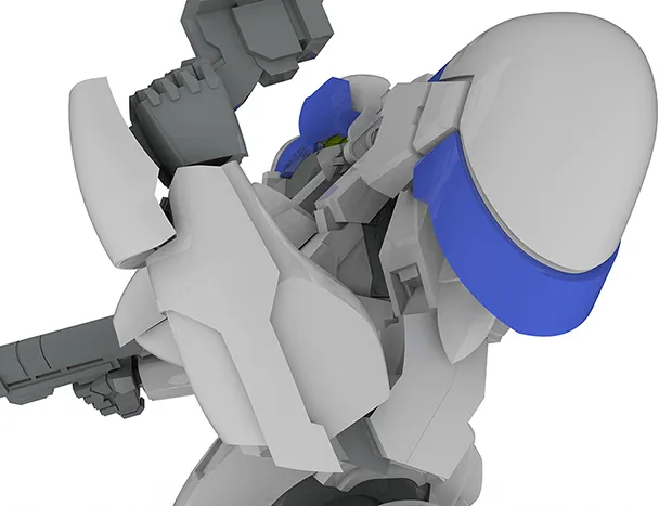 X-4+ (PDF-802) Armored Infantry 1/35 Scale Model Kit | POWER DoLLS 2 | PLUM