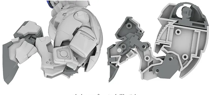 X-4+ (PDF-802) Armored Infantry 1/35 Scale Model Kit | POWER DoLLS 2 | PLUM