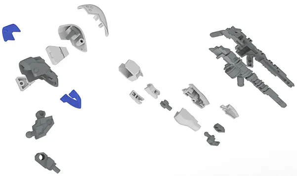 X-4+ (PDF-802) Armored Infantry 1/35 Scale Model Kit | POWER DoLLS 2 | PLUM