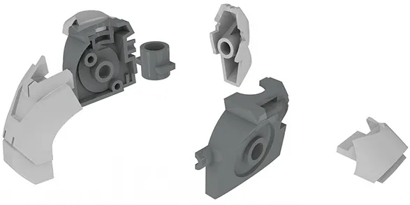 X-4+ (PDF-802) Armored Infantry 1/35 Scale Model Kit | POWER DoLLS 2 | PLUM