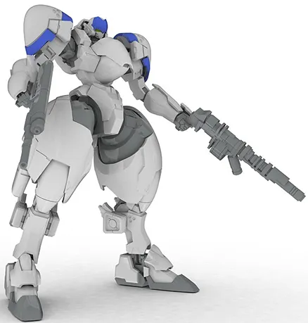 X-4+ (PDF-802) Armored Infantry 1/35 Scale Model Kit | POWER DoLLS 2 | PLUM