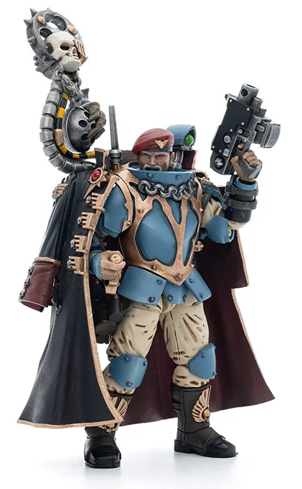 Astra Militarum Tempestus Scions Command Squad 55th Kappic Eagles Tempestor Prime 1/18 Scale | Warhammer 40K | Joy Toy