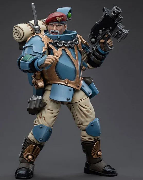 Astra Militarum Tempestus Scions Command Squad 55th Kappic Eagles Tempestor Prime 1/18 Scale | Warhammer 40K | Joy Toy