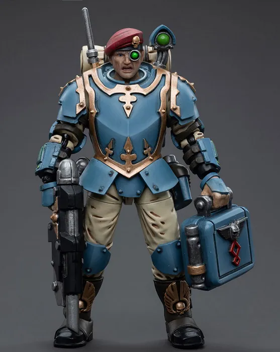 Astra Militarum Tempestus Scions Command Squad 55th Kappic Eagles Medic 1/18 Scale | Warhammer 40K | Joy Toy
