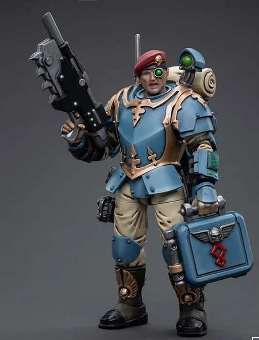 Astra Militarum Tempestus Scions Command Squad 55th Kappic Eagles Medic 1/18 Scale | Warhammer 40K | Joy Toy