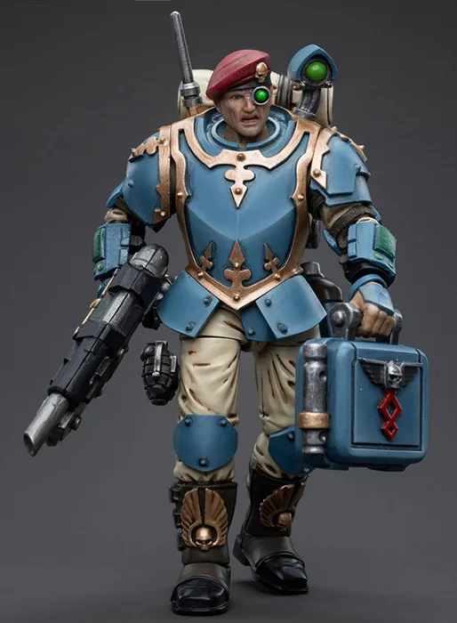 Astra Militarum Tempestus Scions Command Squad 55th Kappic Eagles Medic 1/18 Scale | Warhammer 40K | Joy Toy