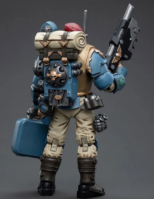 Astra Militarum Tempestus Scions Command Squad 55th Kappic Eagles Medic 1/18 Scale | Warhammer 40K | Joy Toy