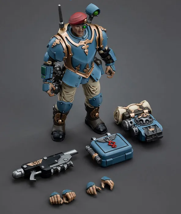 Astra Militarum Tempestus Scions Command Squad 55th Kappic Eagles Medic 1/18 Scale | Warhammer 40K | Joy Toy