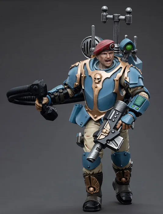 Astra Militarum Tempestus Scions Command Squad 55th Kappic Eagles Vox Operator 1/18 Scale | Warhammer 40K | Joy Toy