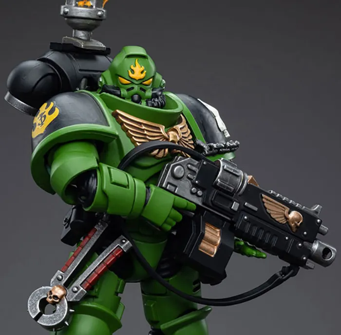 Salamanders Intercessors Sergeant Tsekgan 1/18 Scale | Warhammer 40K | Joy Toy