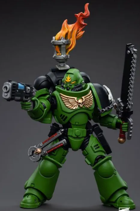 Salamanders Intercessors Sergeant Tsekgan 1/18 Scale | Warhammer 40K | Joy Toy