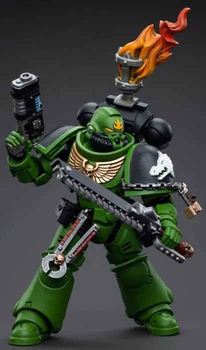 Salamanders Intercessors Sergeant Tsekgan 1/18 Scale | Warhammer 40K | Joy Toy