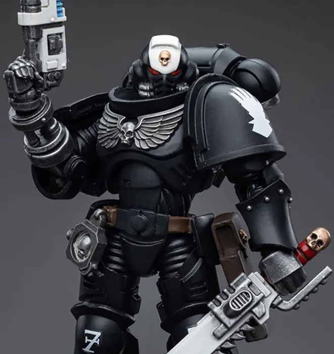 Iron Hands Assault Intercessors Sergeant Kalock 1/18 Scale | Warhammer 40K | Joy Toy