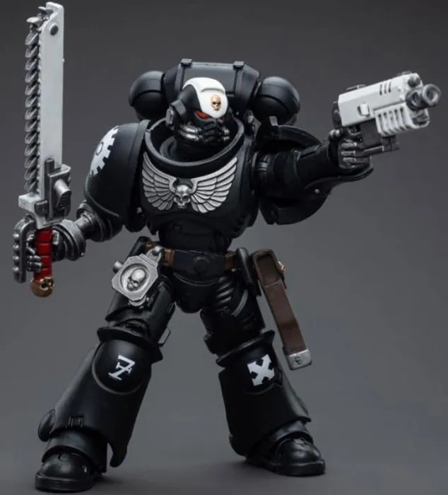 Iron Hands Assault Intercessors Sergeant Kalock 1/18 Scale | Warhammer 40K | Joy Toy