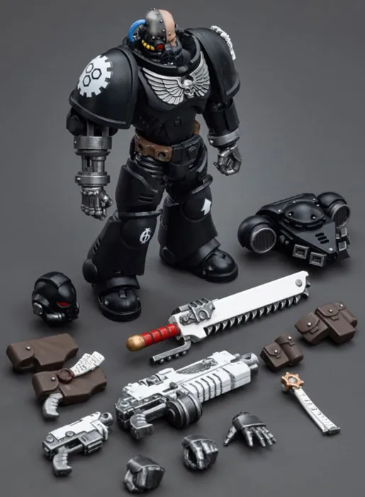 Iron Hands Intercessors Brother Gravak 1/18 Scale | Warhammer 40K | Joy Toy