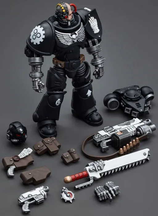 Iron Hands Intercessors Brother Ignar 1/18 Scale | Warhammer 40K | Joy Toy