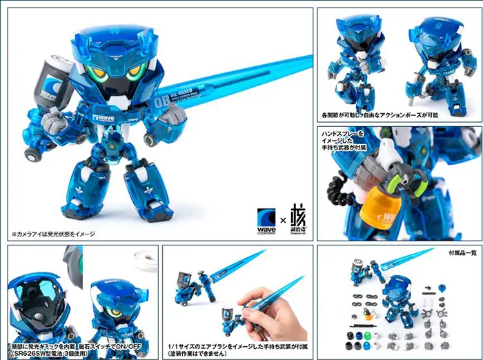 Heats Boy with Giant Airbrush Blue Version | Earnestcore Craft, Wave