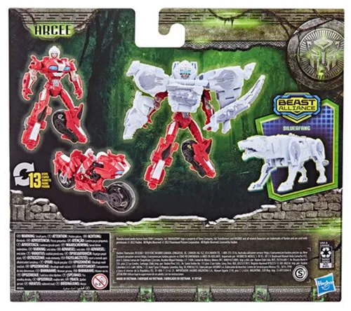 Arcee and Silverfang Beast Combiner 2-Pack | Beast Alliance | Transformers: Rise Of The Beasts