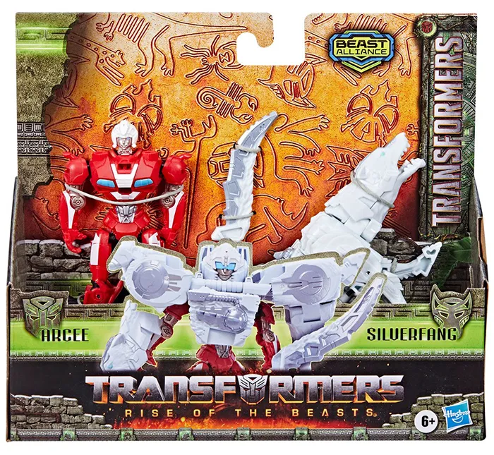 Arcee and Silverfang Beast Combiner 2-Pack | Beast Alliance | Transformers: Rise Of The Beasts