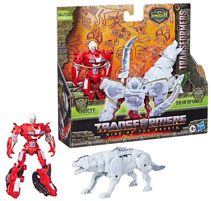 Arcee and Silverfang Beast Combiner 2-Pack | Beast Alliance | Transformers: Rise Of The Beasts