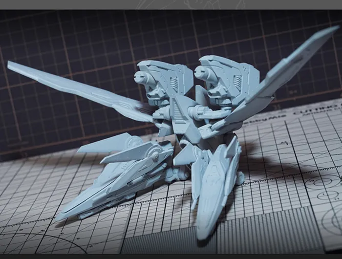 TEST-70 Armored Colossus Bailu Air Combat Custom Model Kit | Robox Animation
