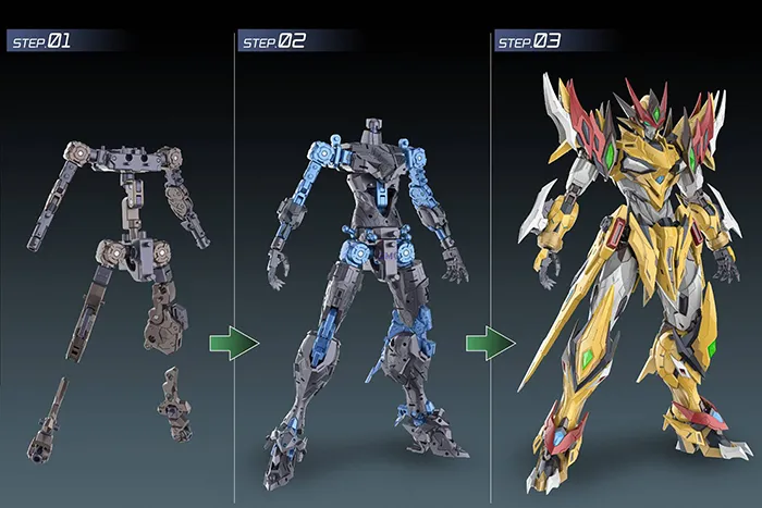 MNP-XH01 Bai Qi 1/72 Scale | Legend of Star General | Motor Nuclear
