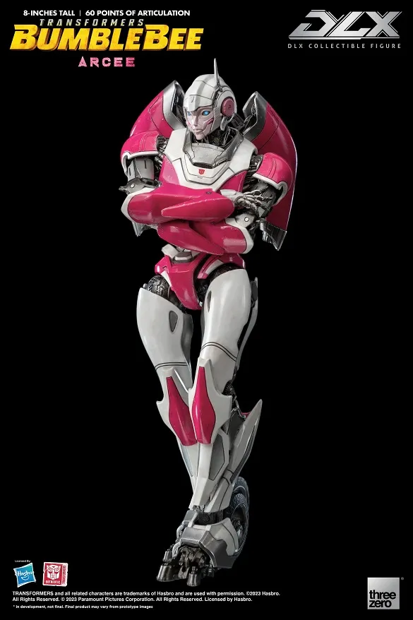 Arcee DLX Scale Collectible Figure | Transformers: Bumblebee | threezero