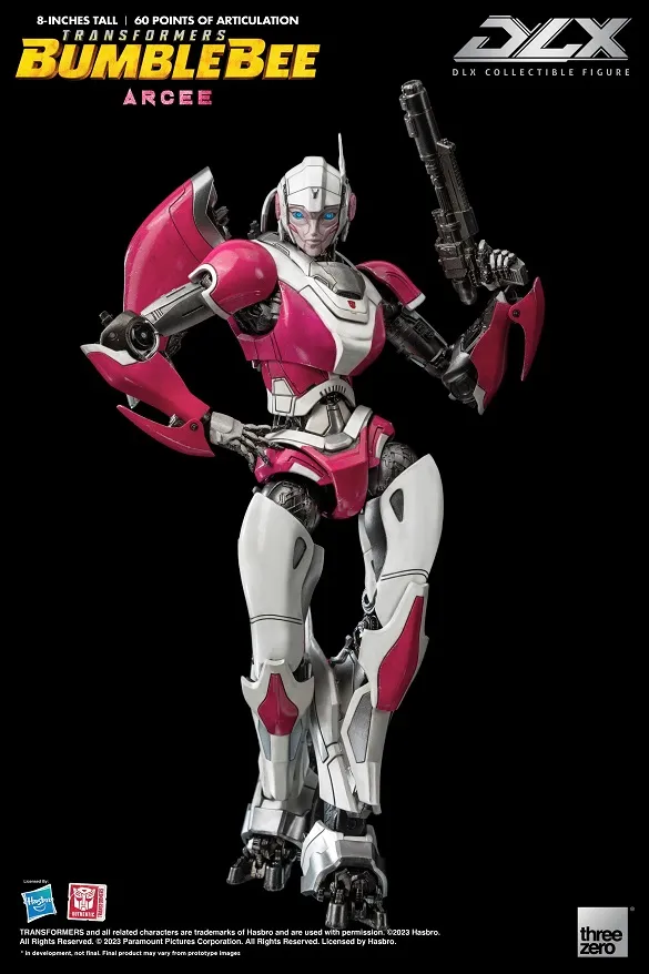 Arcee DLX Scale Collectible Figure | Transformers: Bumblebee | threezero