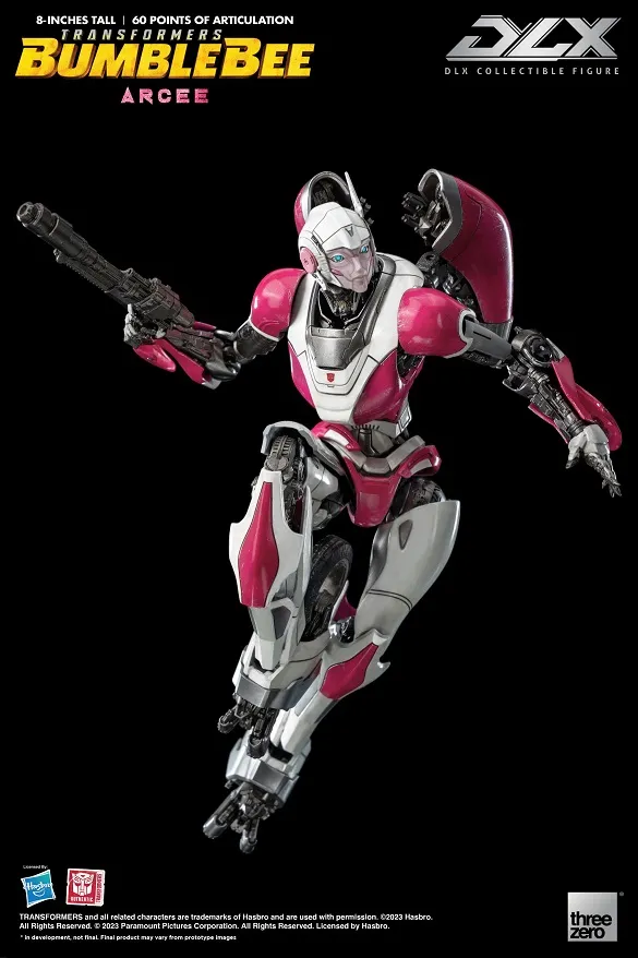 Arcee DLX Scale Collectible Figure | Transformers: Bumblebee | threezero