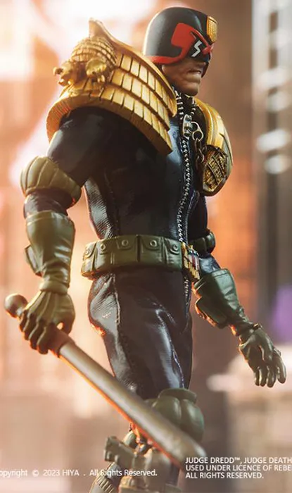 Judge Dredd 1:12 Scale Exquisite Super | 2000 A.D. Judge Dredd | Hiya Toys