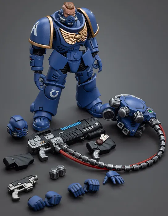 Ultramarines Hellblasters Brother Paxor 1/18 Scale | Warhammer 40K | Joy Toy