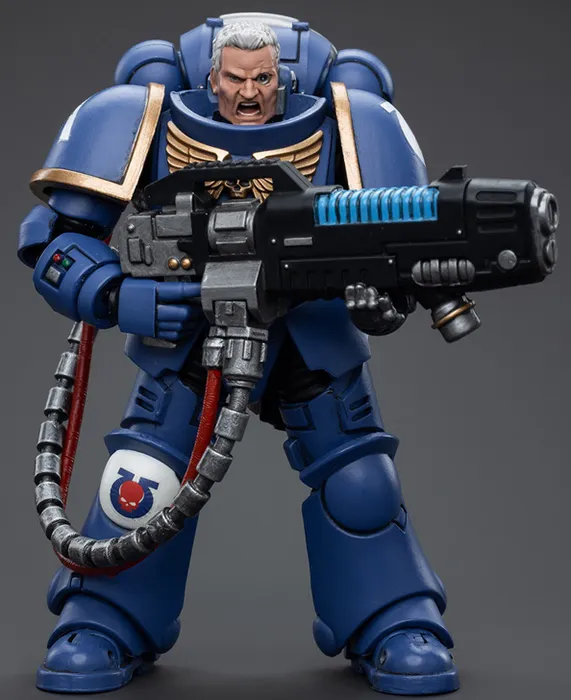 Ultramarines Hellblasters Sergeant Ulaxes 1/18 Scale | Warhammer 40K | Joy Toy